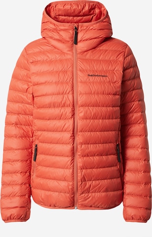 Veste outdoor PEAK PERFORMANCE en rouge : devant