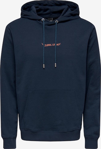 Only & Sons Sweatshirt 'Kyle' in Blue: front