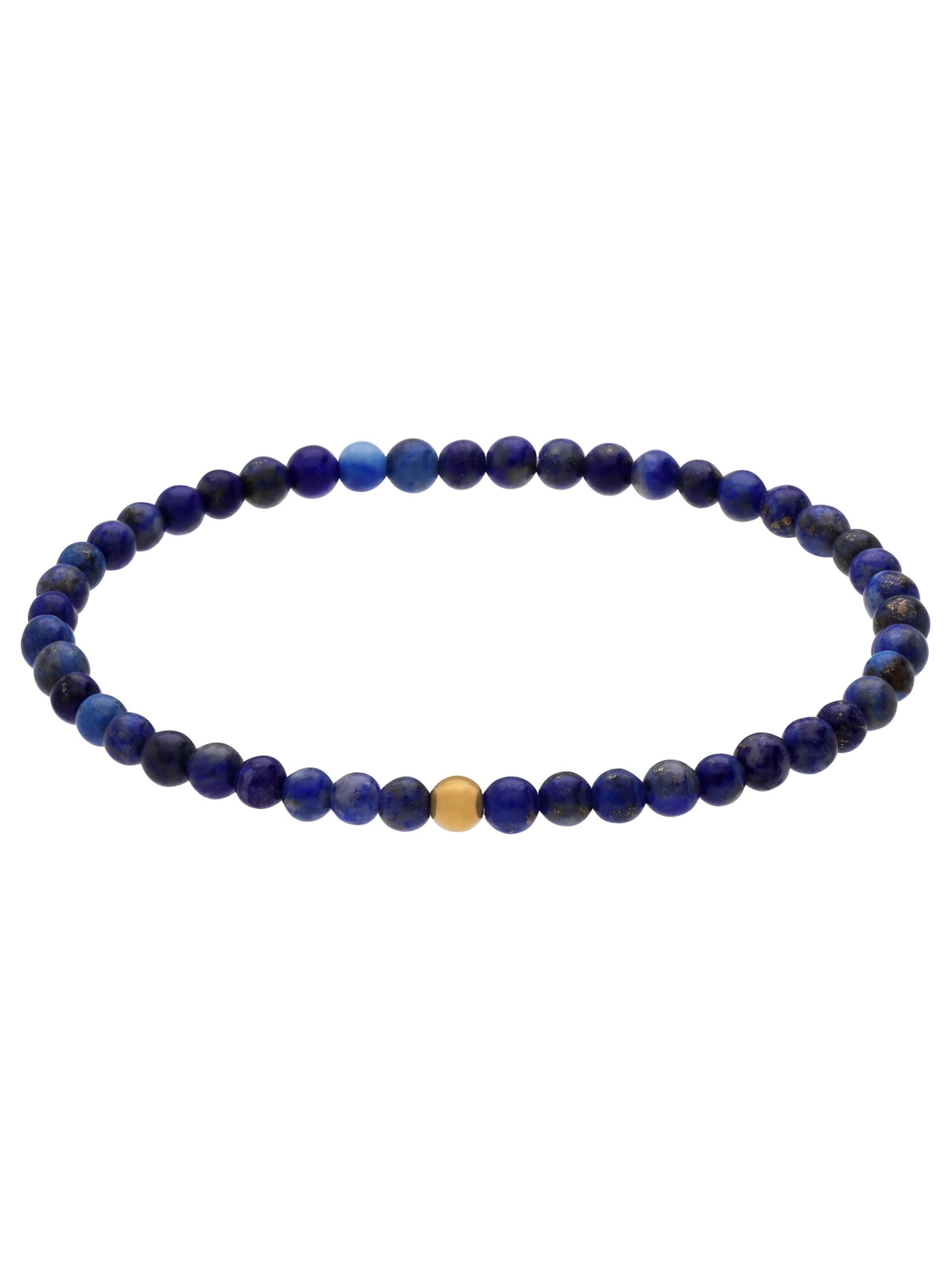 Lucardi Bracelet 'Statement' in Blue: front