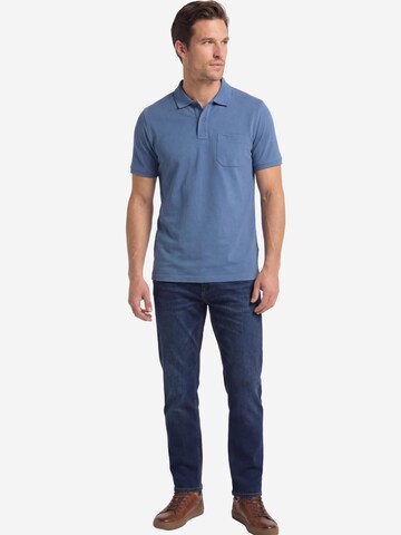 redmond Shirt 'Basic'‌‌‌‌‌‌‌‌ in Blau