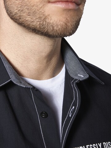 BABISTA Regular fit Button Up Shirt 'Rinadoro' in Blue