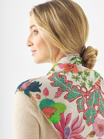 CODELLO Seidentuch mit Blumenmuster in Grün