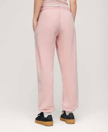 Superdry Loose fit Pants in Pink