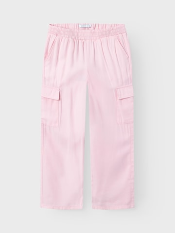 NAME IT Loose fit Trousers 'Bella' in Pink