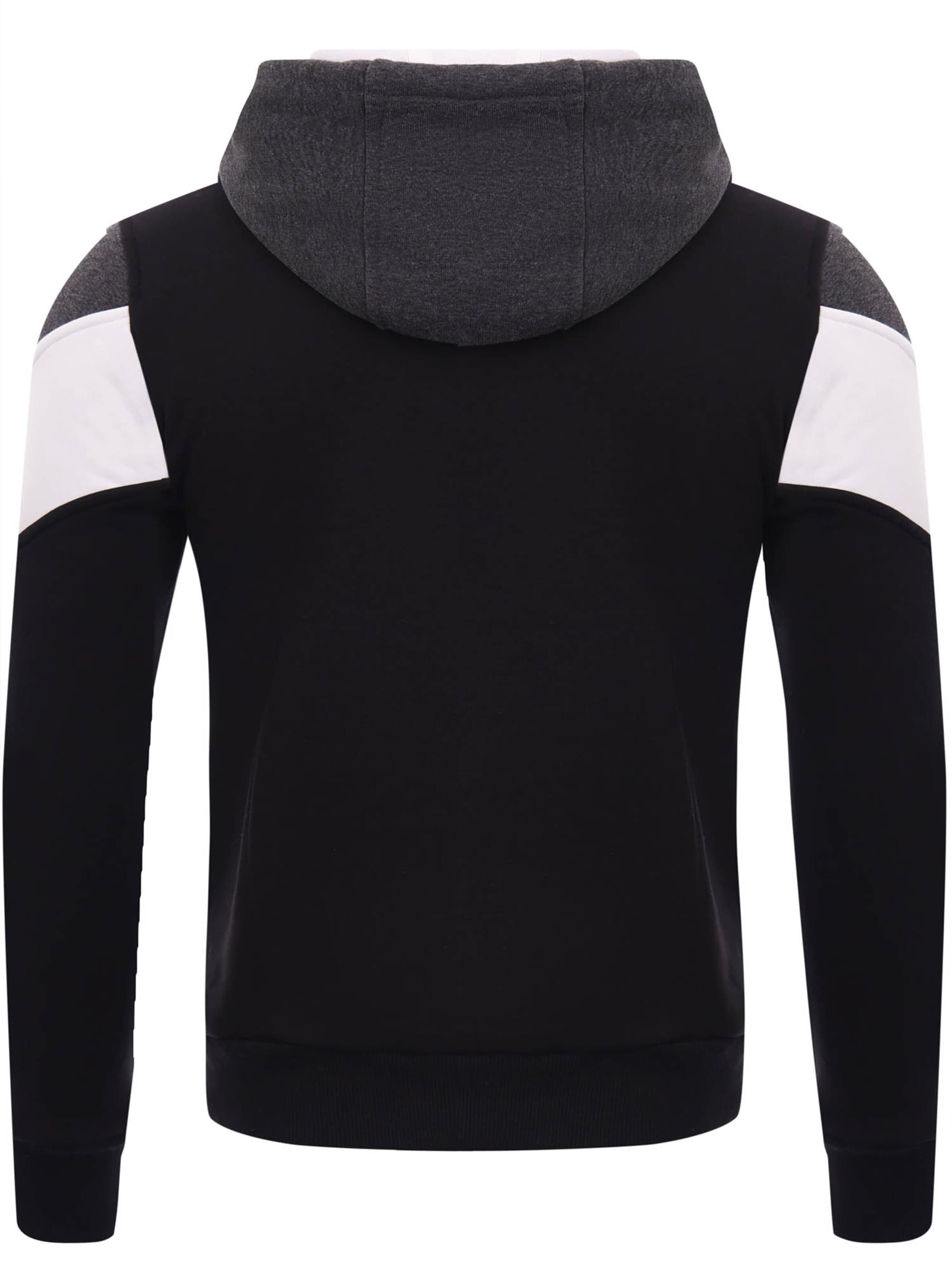 Reslad Zip-Up Hoodie 'RS1007' in Black