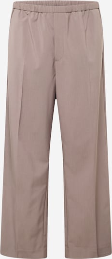 WEEKDAY Trousers with creases 'Axel' in Light brown, Item view