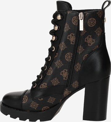 GUESS Lace-Up Ankle Boots 'Neady' in Brown