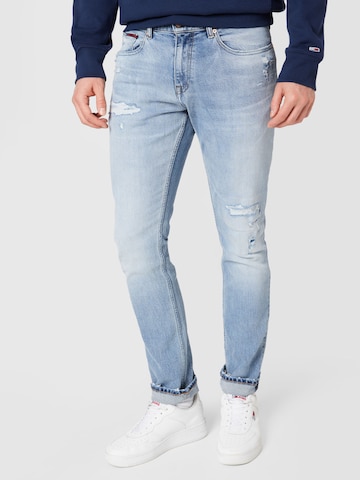 Tommy Jeans - Skinny Vaquero 'SCANTON' en azul: frente