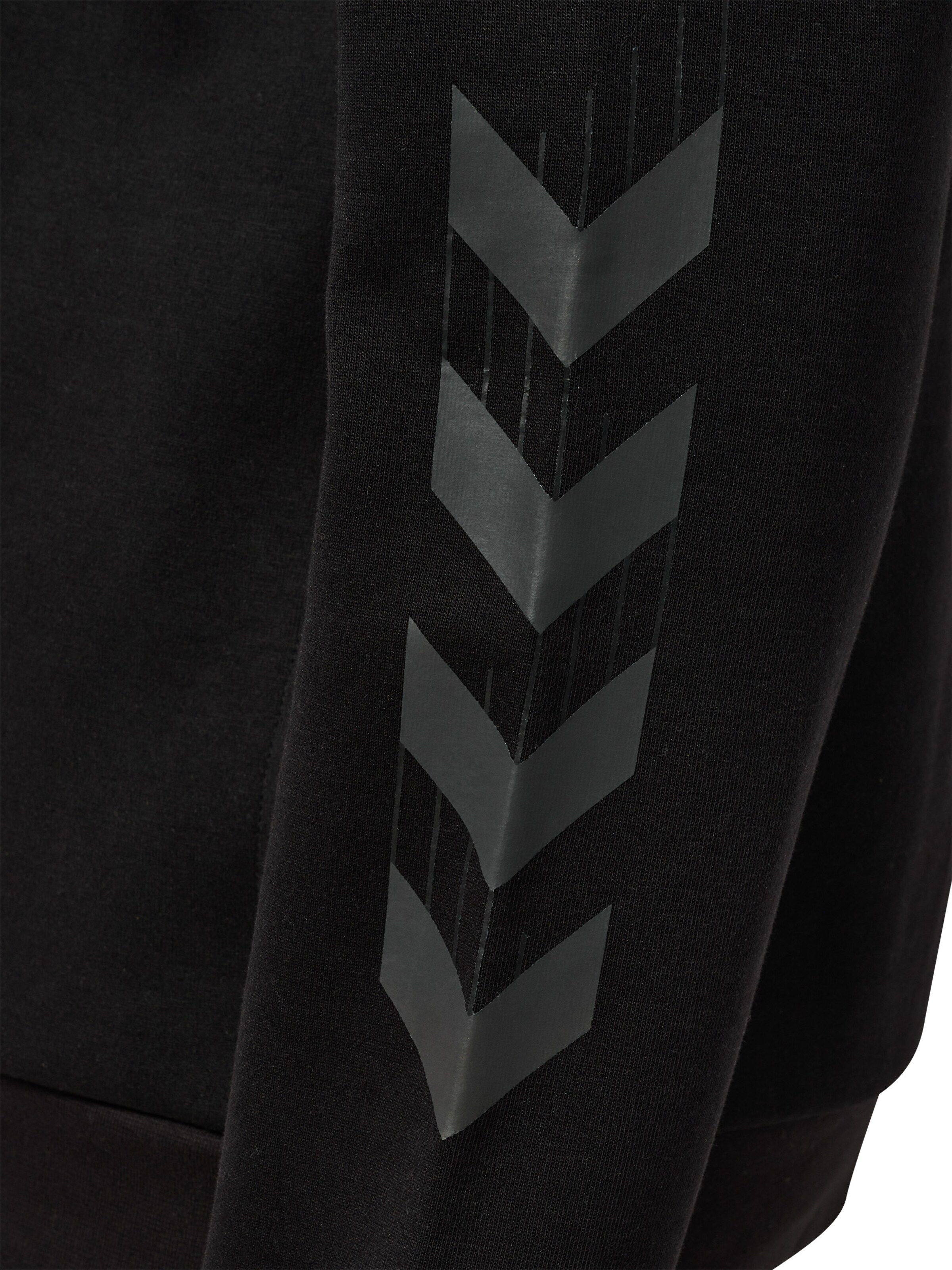 Hummel Sports sweat jacket in Black