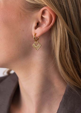 PURELEI Earrings 'Heart' in Gold