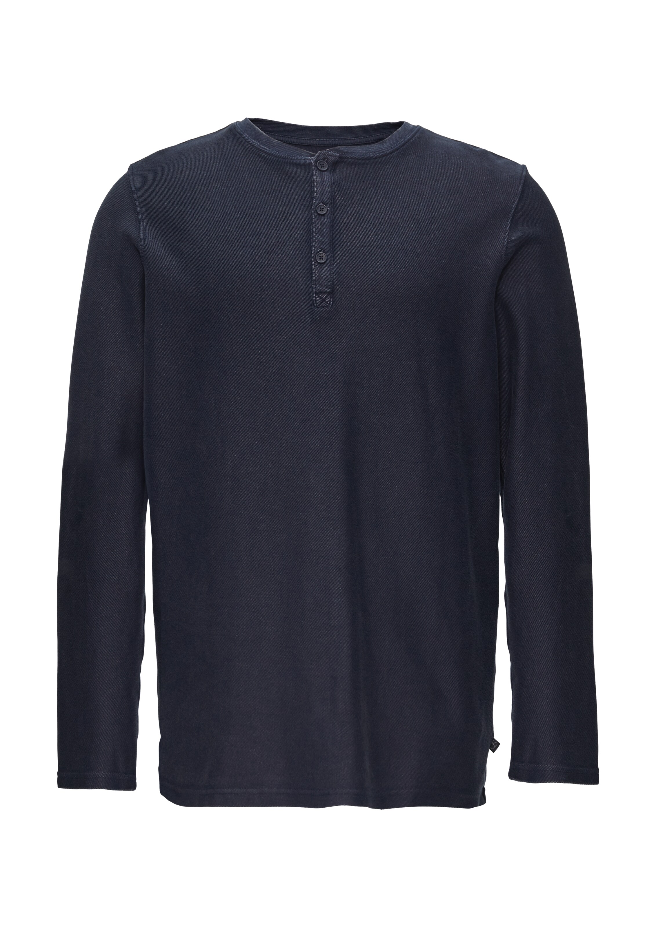 QS Shirt in Blau: Vorderseite