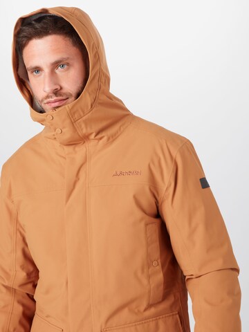 Schöffel Between-Seasons Parka 'Rotterdam' in Brown