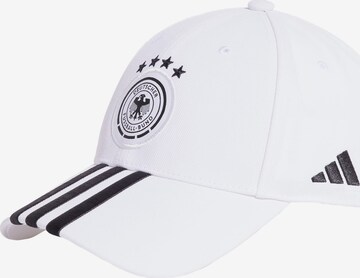 ADIDAS PERFORMANCE Athletic Cap 'DFB' in White: front