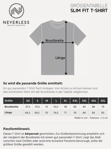 Neverless Shirt 'Pine Trees' in Green