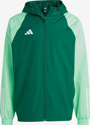 ADIDAS PERFORMANCE Athletic Jacket 'Tiro 23 Competition' in Green: front