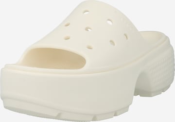 Crocs Pantolette 'Stomp' in Weiß: predná strana