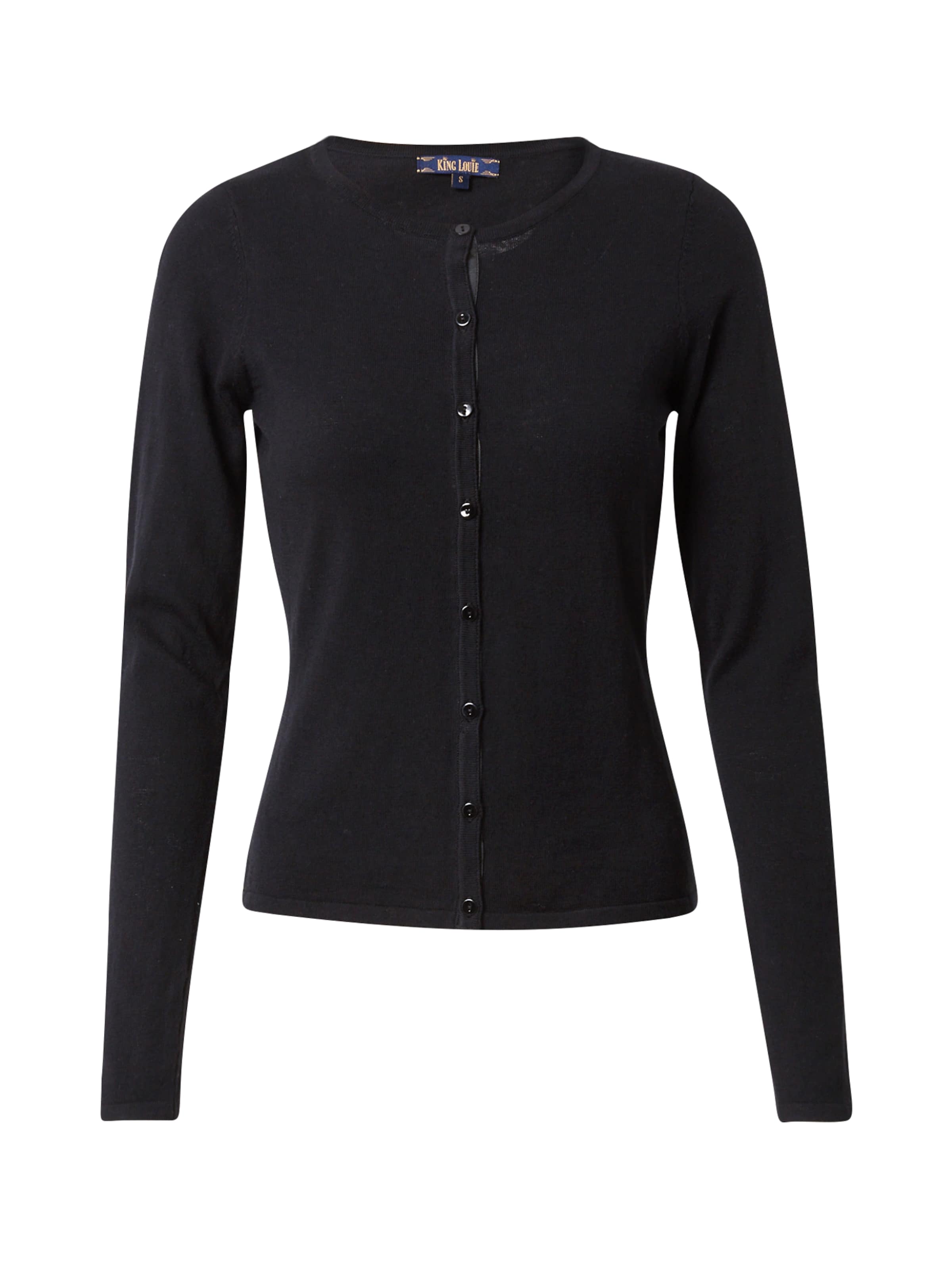 King Louie Вязаная кофта в Черный: спереди
