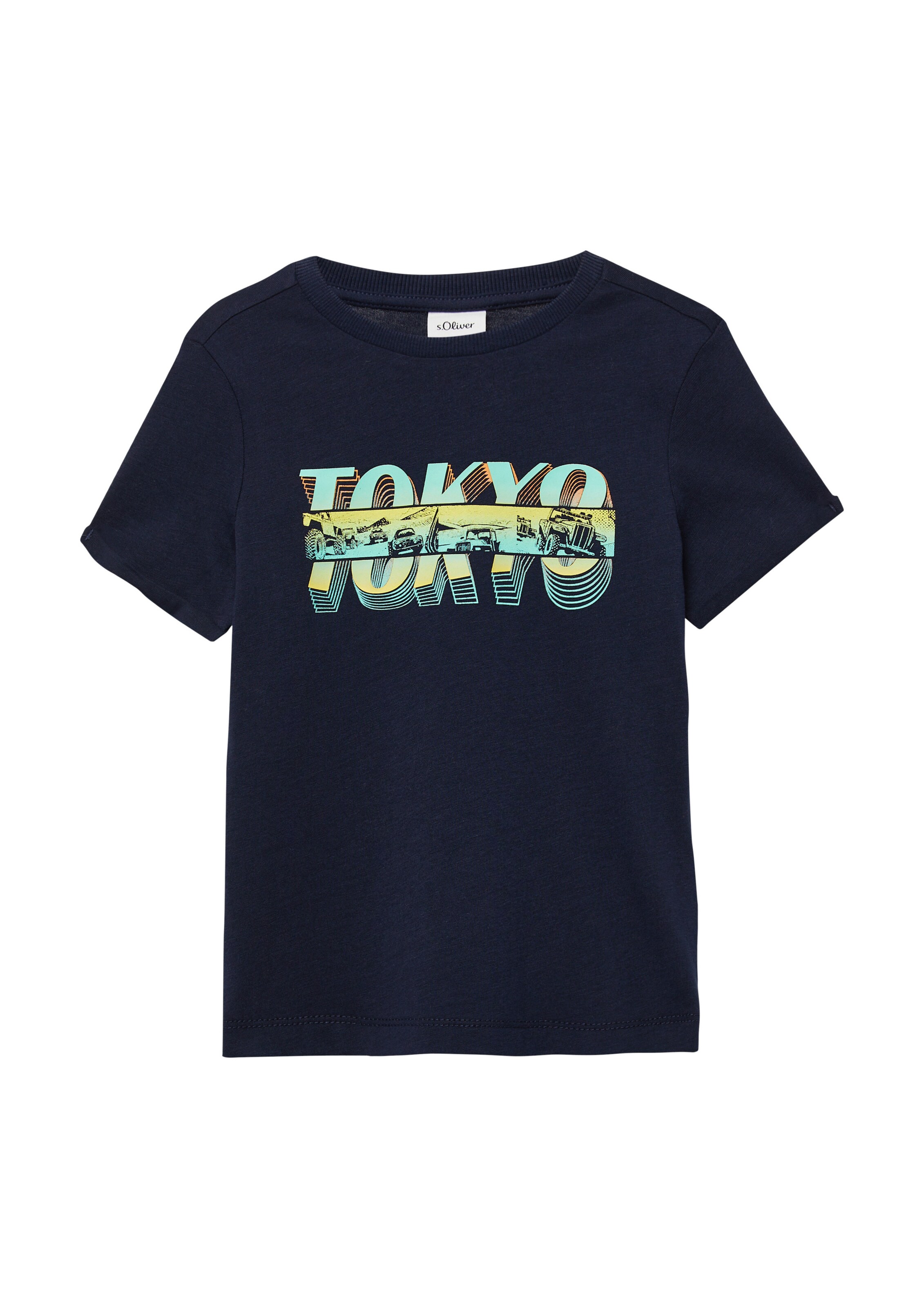 T-Shirt s.Oliver en bleu : devant