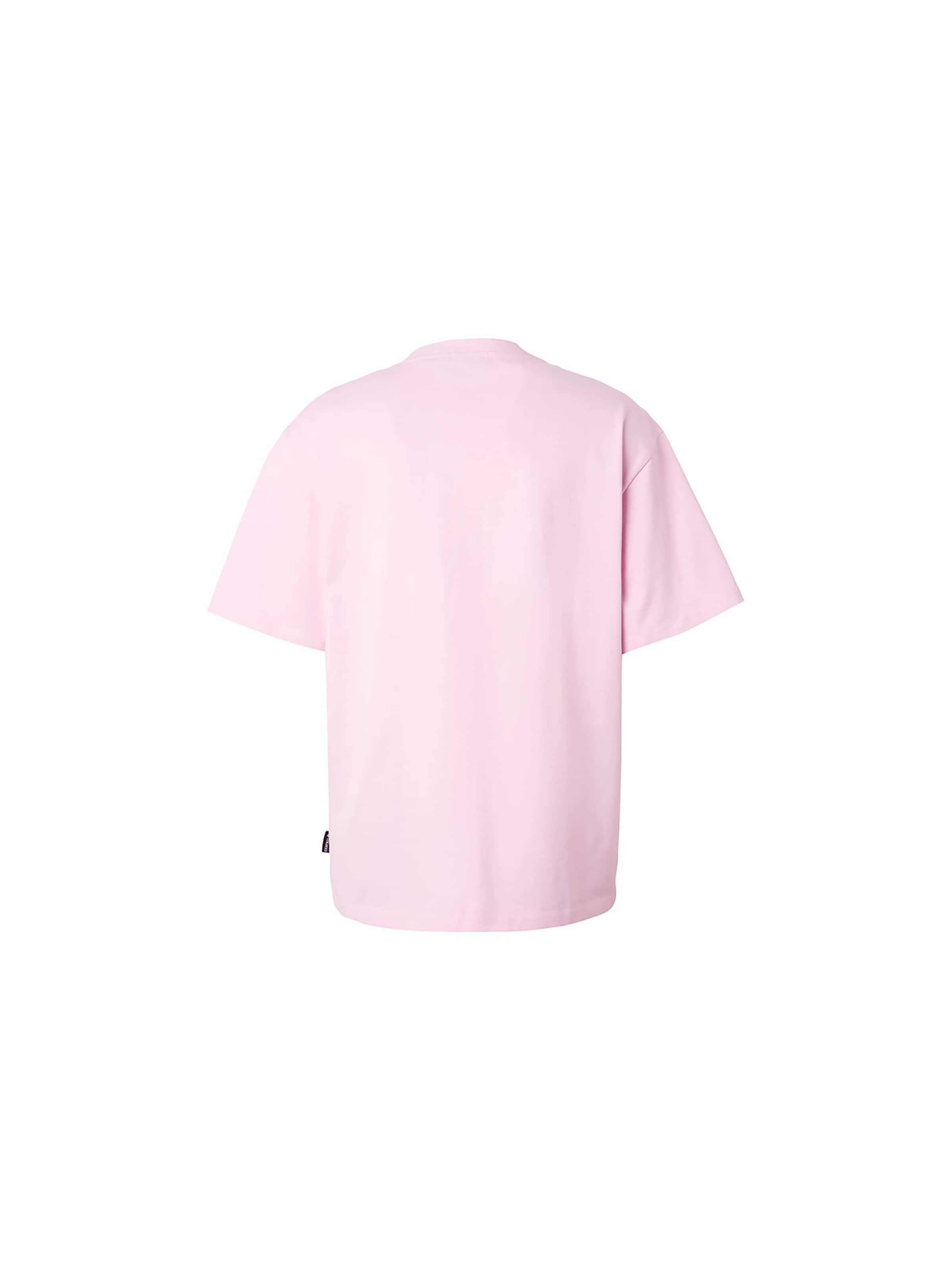T-Shirt 'College Logo' Colucci en rose