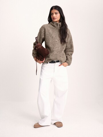 The Set Sweater in Brown