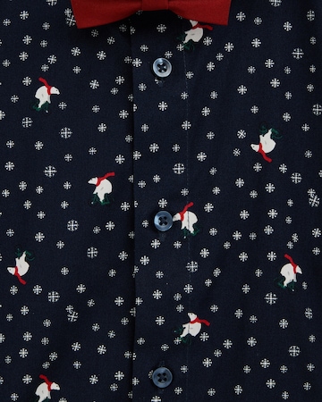 WE Fashion - Regular Fit Camisa em azul