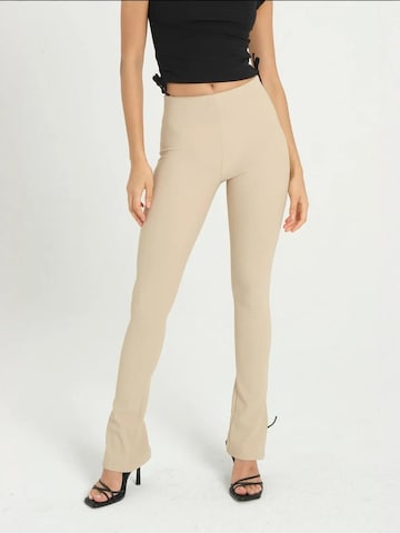 Hiccup - Skinny Leggings em bege: frente