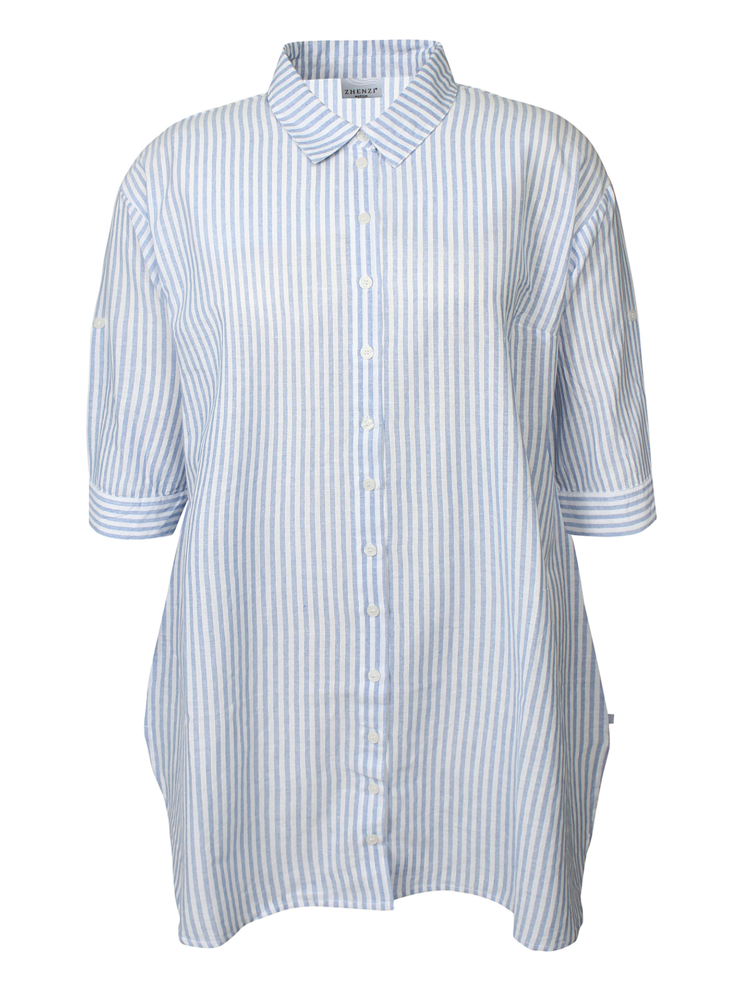 Zhenzi Blouse 'Mabel 1569' in Blue: front