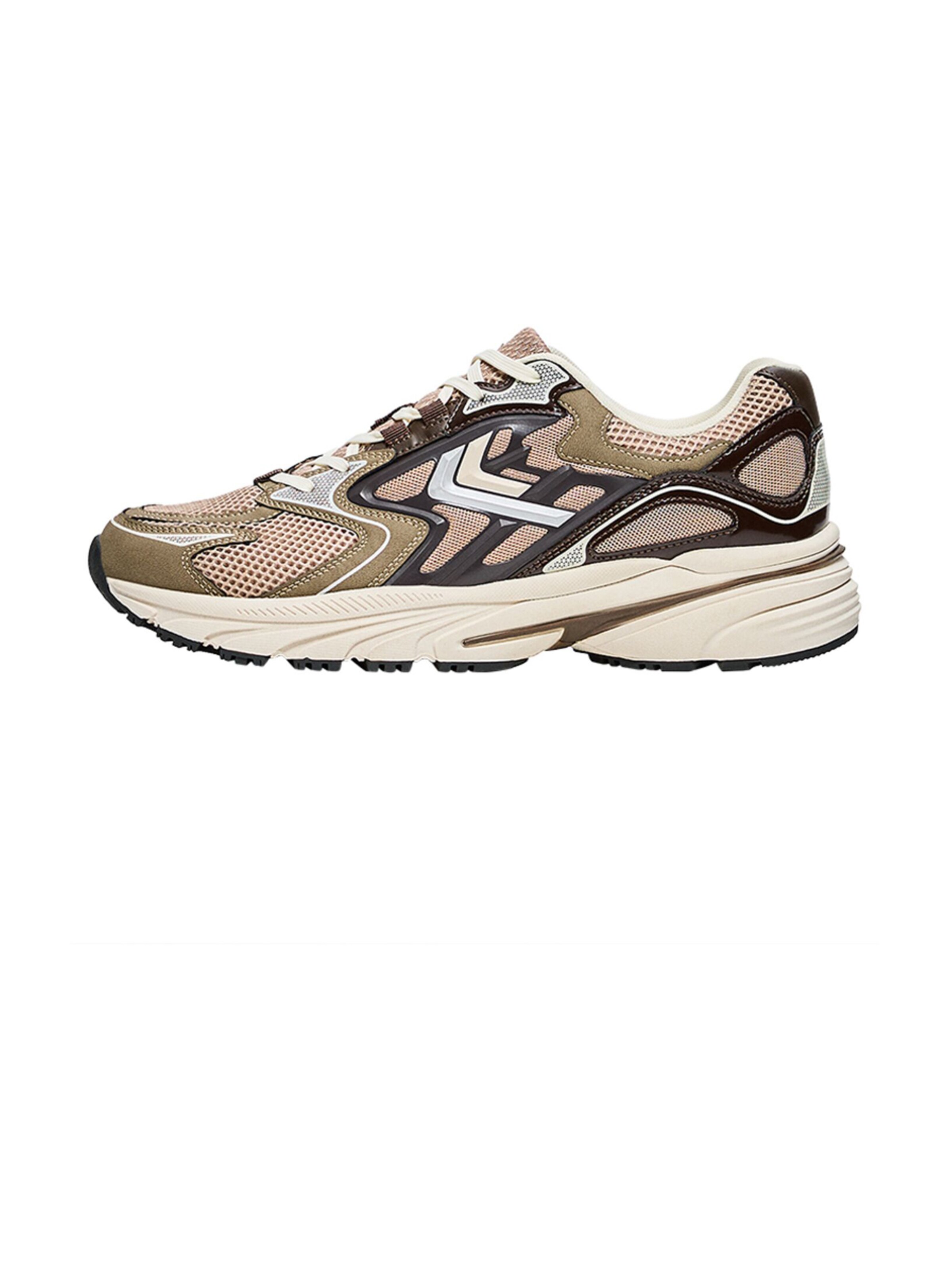 Bershka Trampki niskie w kolorze brązowy