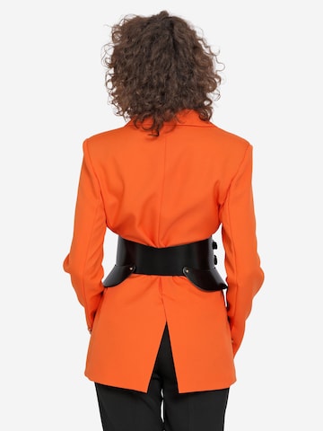 Haute Cuir Riem 'Peplum Maia Corset Belt' in Zwart