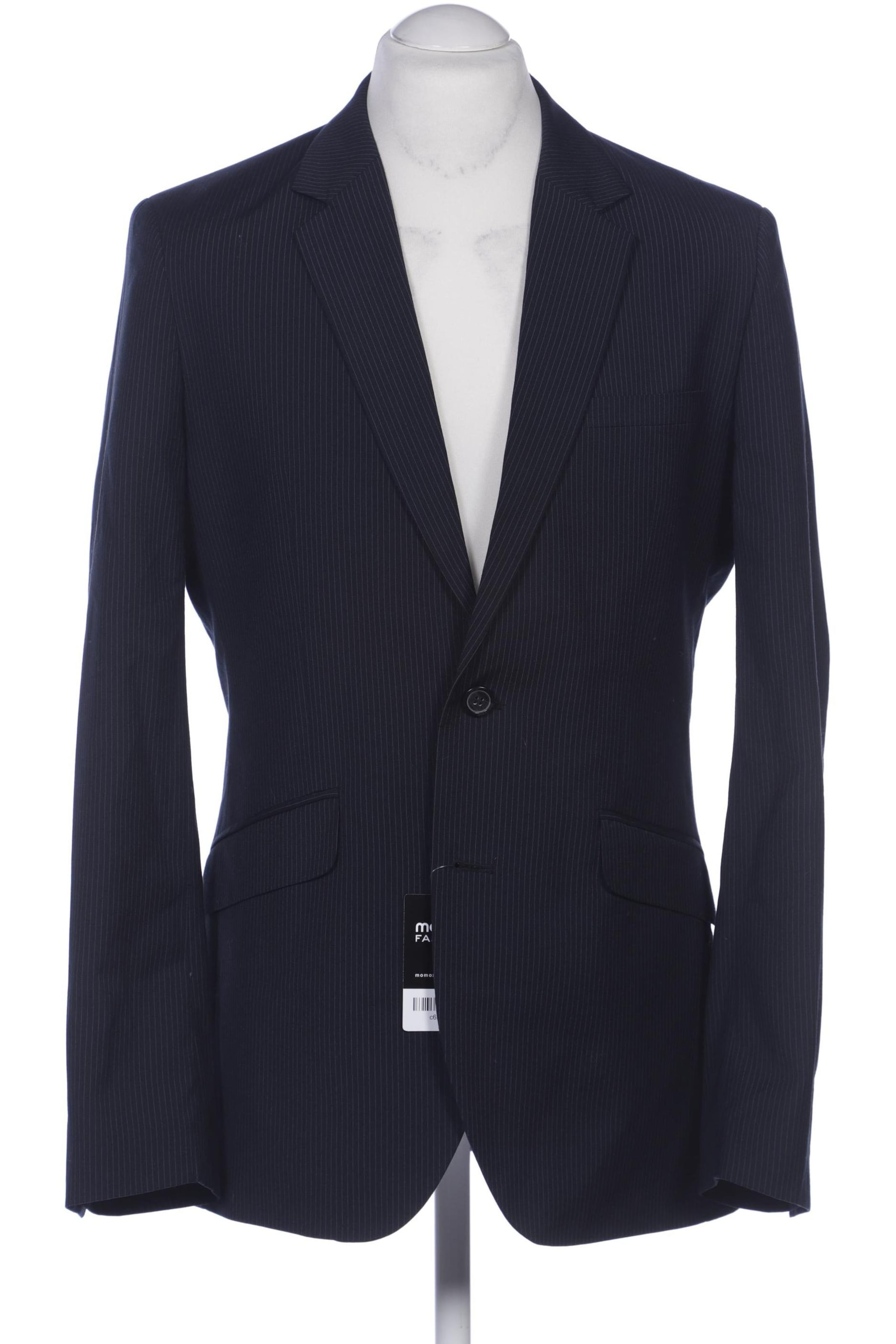H&M Suit Jacket in M-L in Blue: front