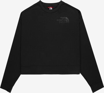 THE NORTH FACE Athletic Sweatshirt in Black: front