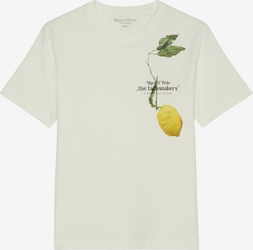 T-Shirt Marc O'Polo en blanc : devant