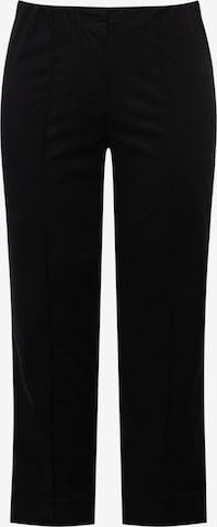 Ulla Popken Regular Pants in Black: front