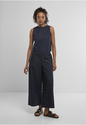 Urban Classics Wide leg Broek in Blauw