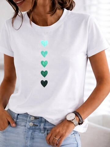 RMK Shirt 'Herz' in White