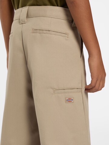 DICKIES Široke hlačnice Hlače 'KIDS MULTI POCKET WORK SHORT' | bež barva