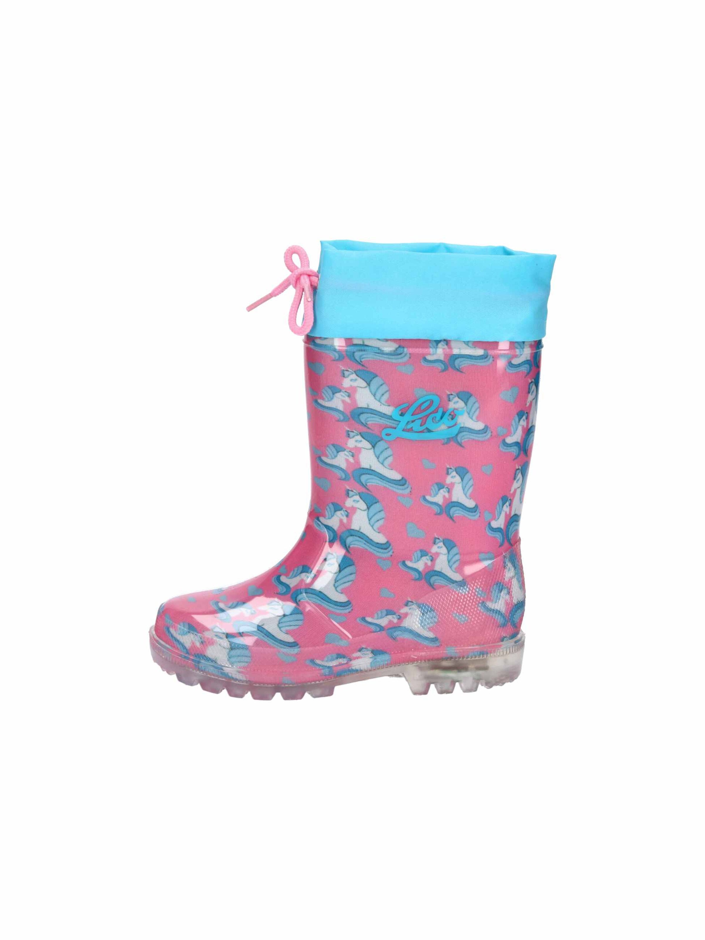 LICO Gummistiefel 'Powerlight W Blinky' in Pink