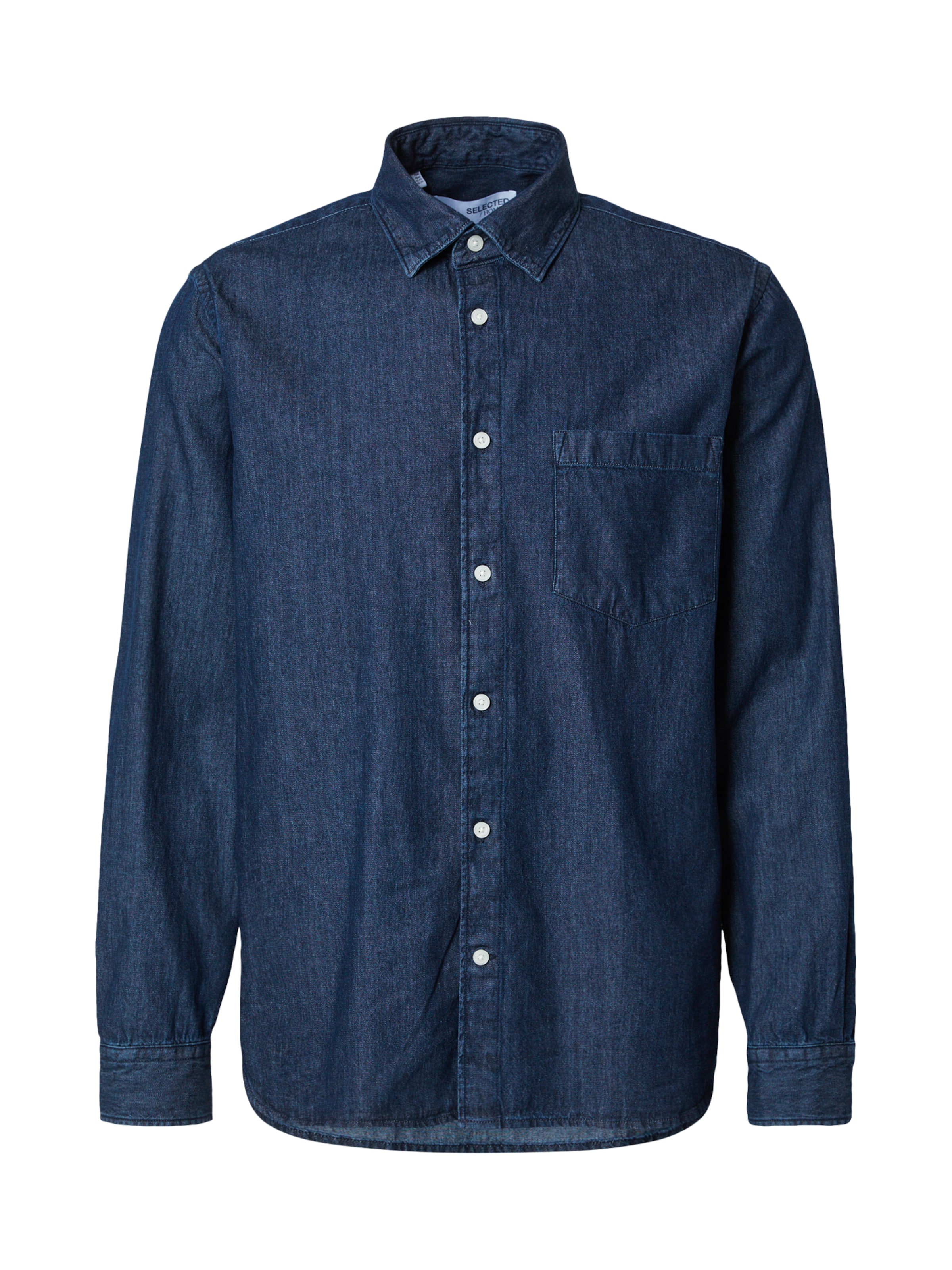 SELECTED - Ajuste regular Camisa &#x27;REGCARLO&#x27; en azul: frente