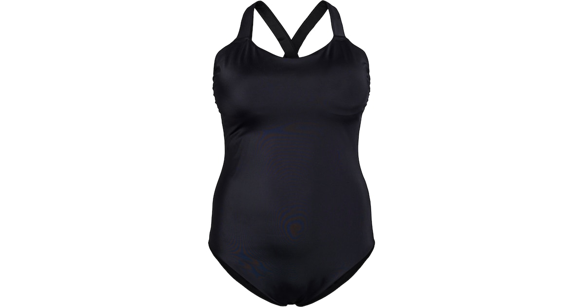 Zizzi Swim by Vrouwen Grote Maten Badpak Ruches Maat Zizzi Swim by Vrouwen Grote Maten Badpak Ruches Maat