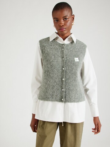 Gilet in maglia 'EAST19MCE24' di AMERICAN VINTAGE in verde: frontale