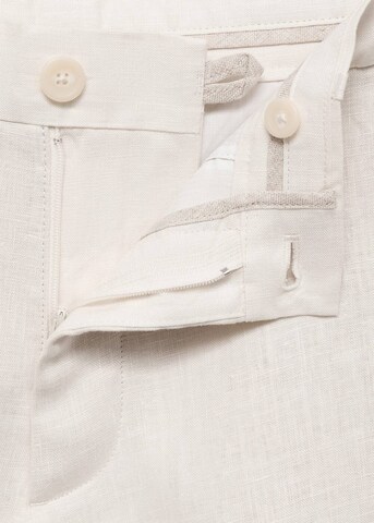 MANGO MAN Slimfit Shorts 'Carp' in Weiß