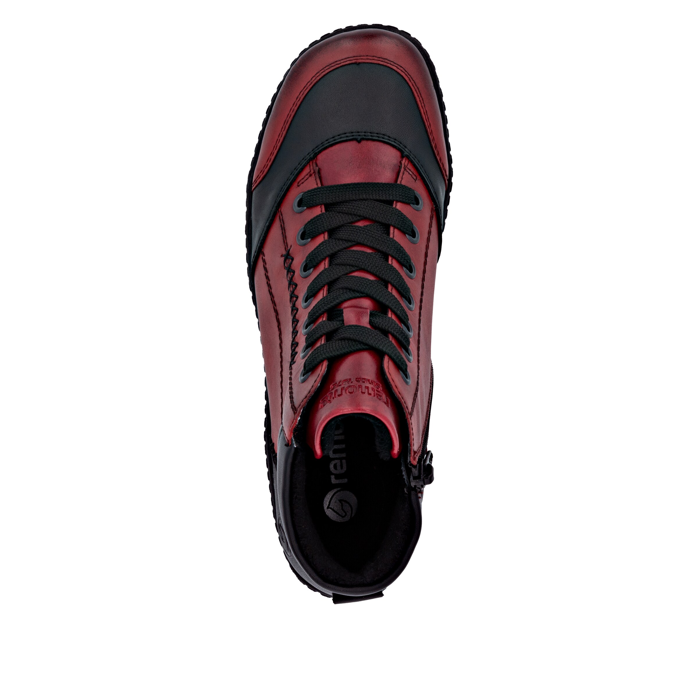 REMONTE - Botim com fivela em vermelho