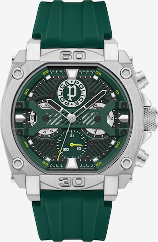 POLICE Analoog horloge 'Norwood' in Groen: voorkant