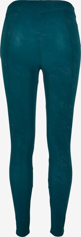 Urban Classics Skinny Leggings in Blauw