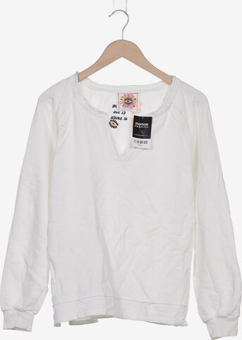 LIEBLINGSSTÜCK Sweatshirt & Zip-Up Hoodie in M in White: front