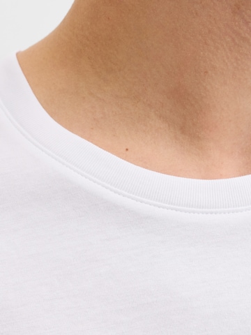 JACK & JONES Koszulka 'JJEJEFF' w kolorze biały