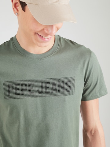 Pepe Jeans T-Shirt 'AURELIO' in Grün