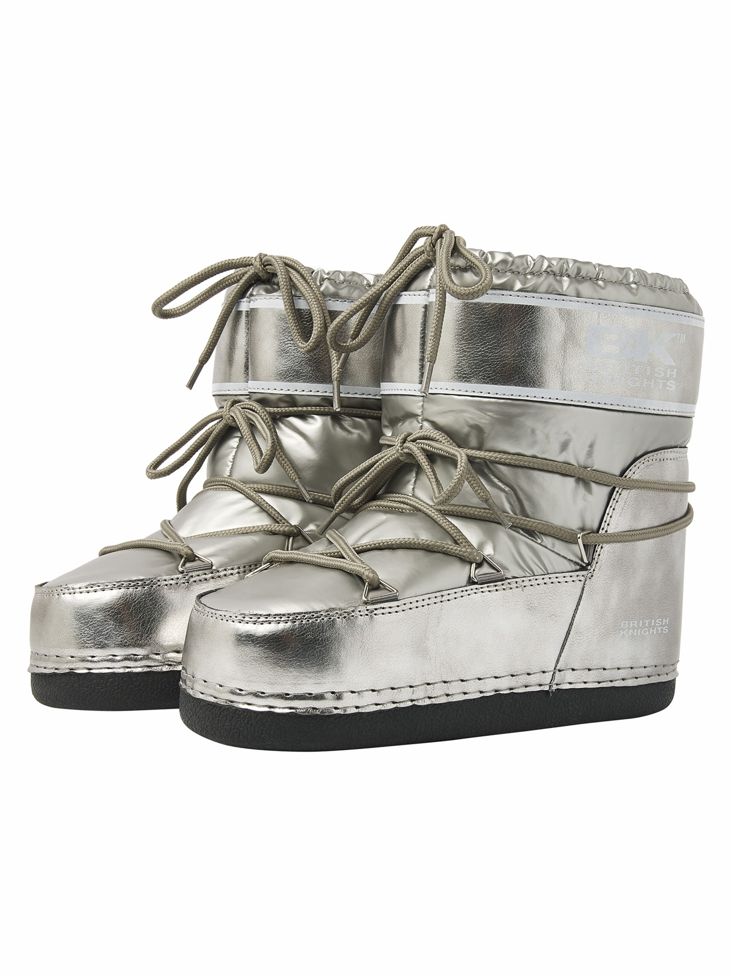 BRITISH KNIGHTS Boots ' BLIZZARD ' in Silver