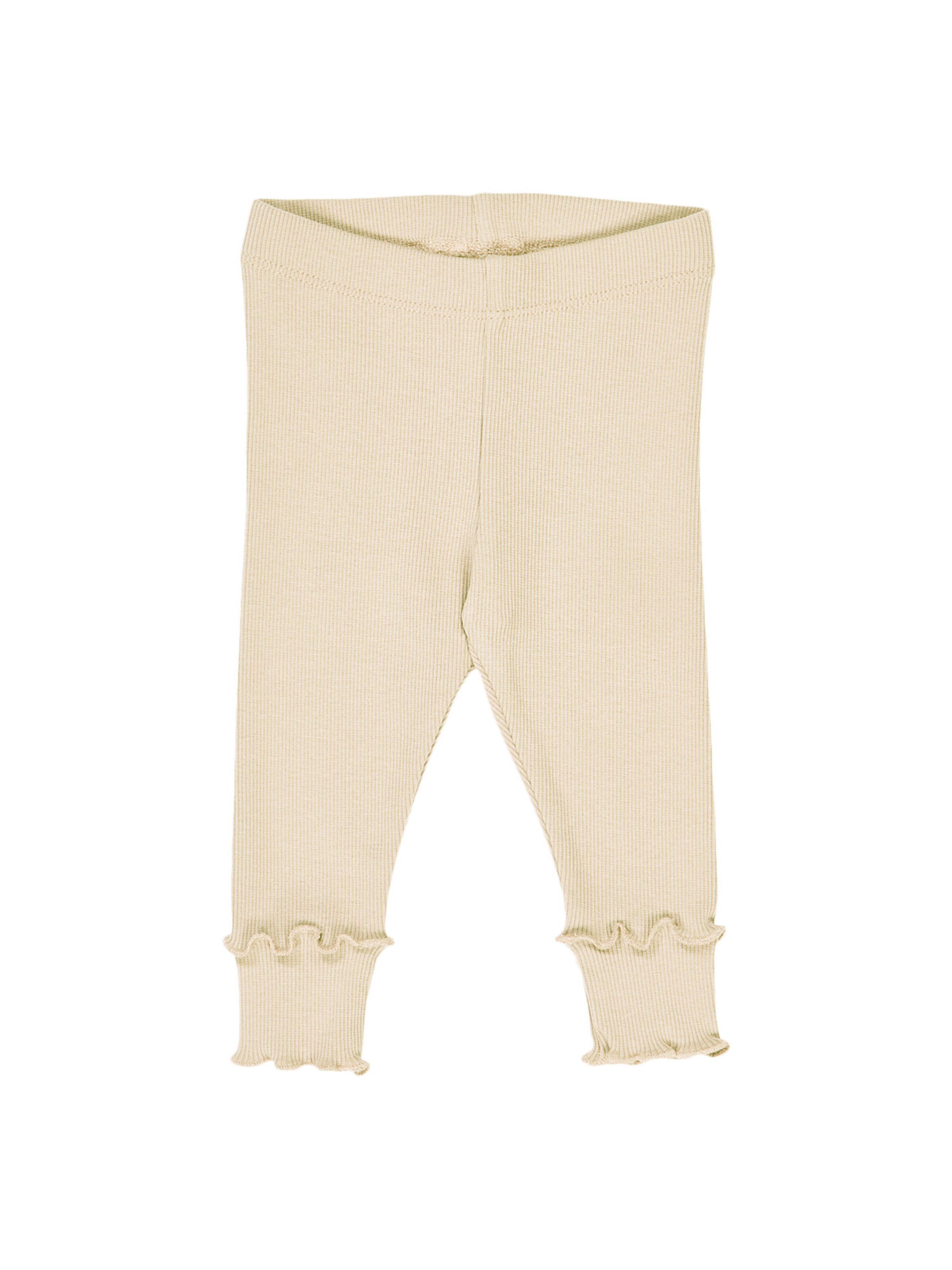 Skinny Leggings Müsli by GREEN COTTON en beige