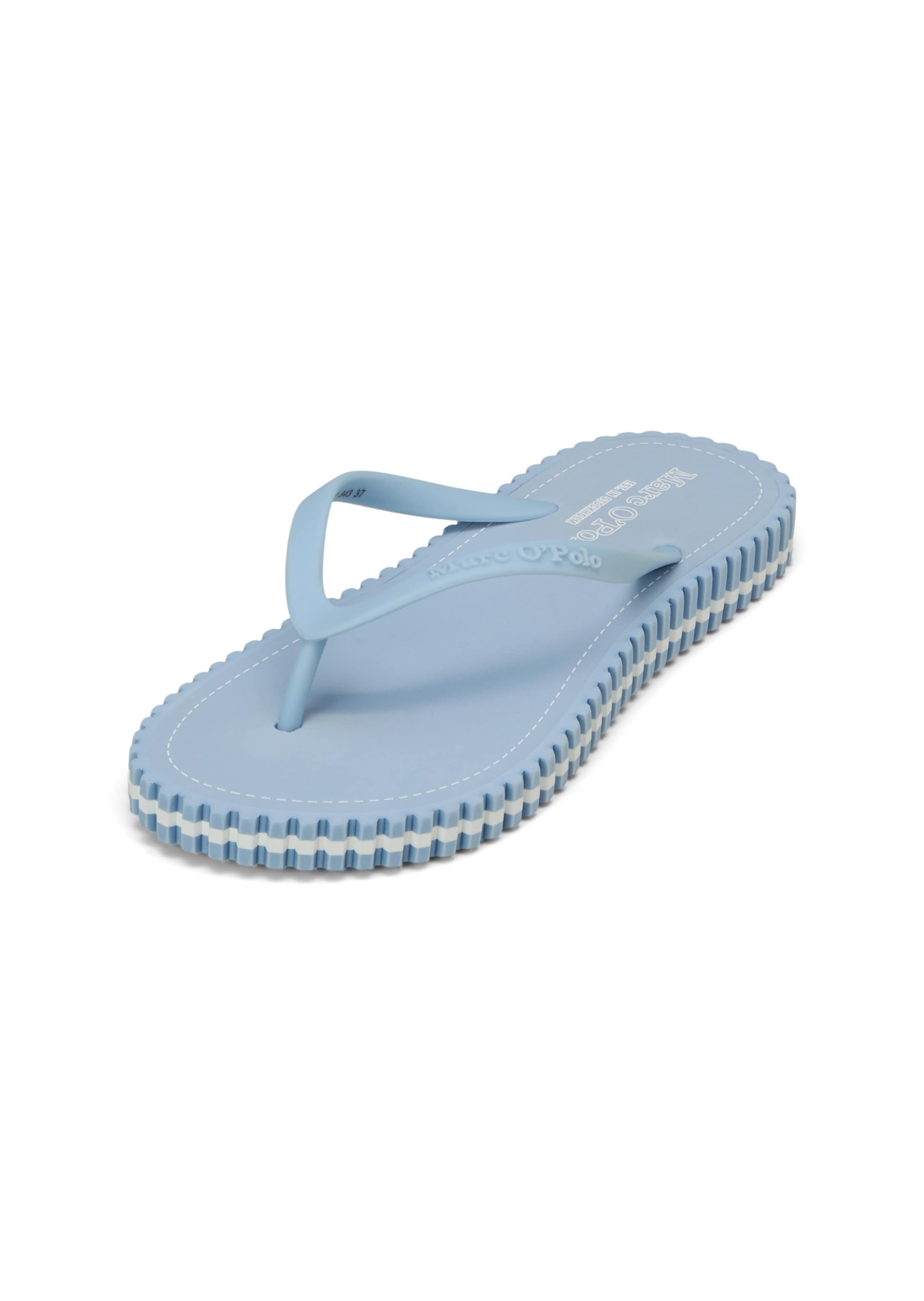 Marc O'Polo Teenslipper in de kleur Lichtblauw, Productweergave